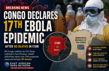 Congo Declares 17th Ebola Epidemic After 80 Deaths in Ituri