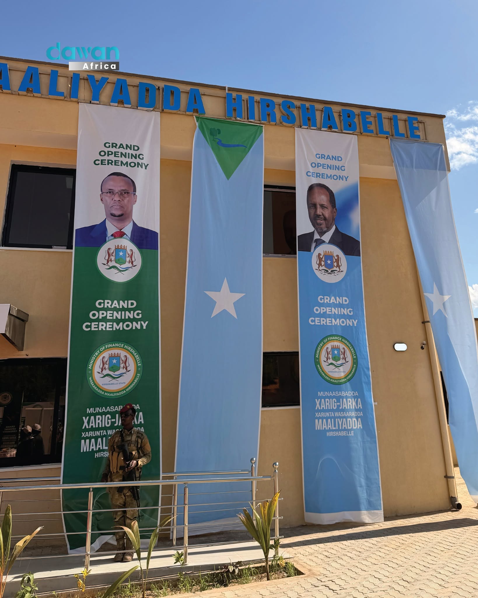 President Mohamud Inaugurates Development Projects in Jowhar