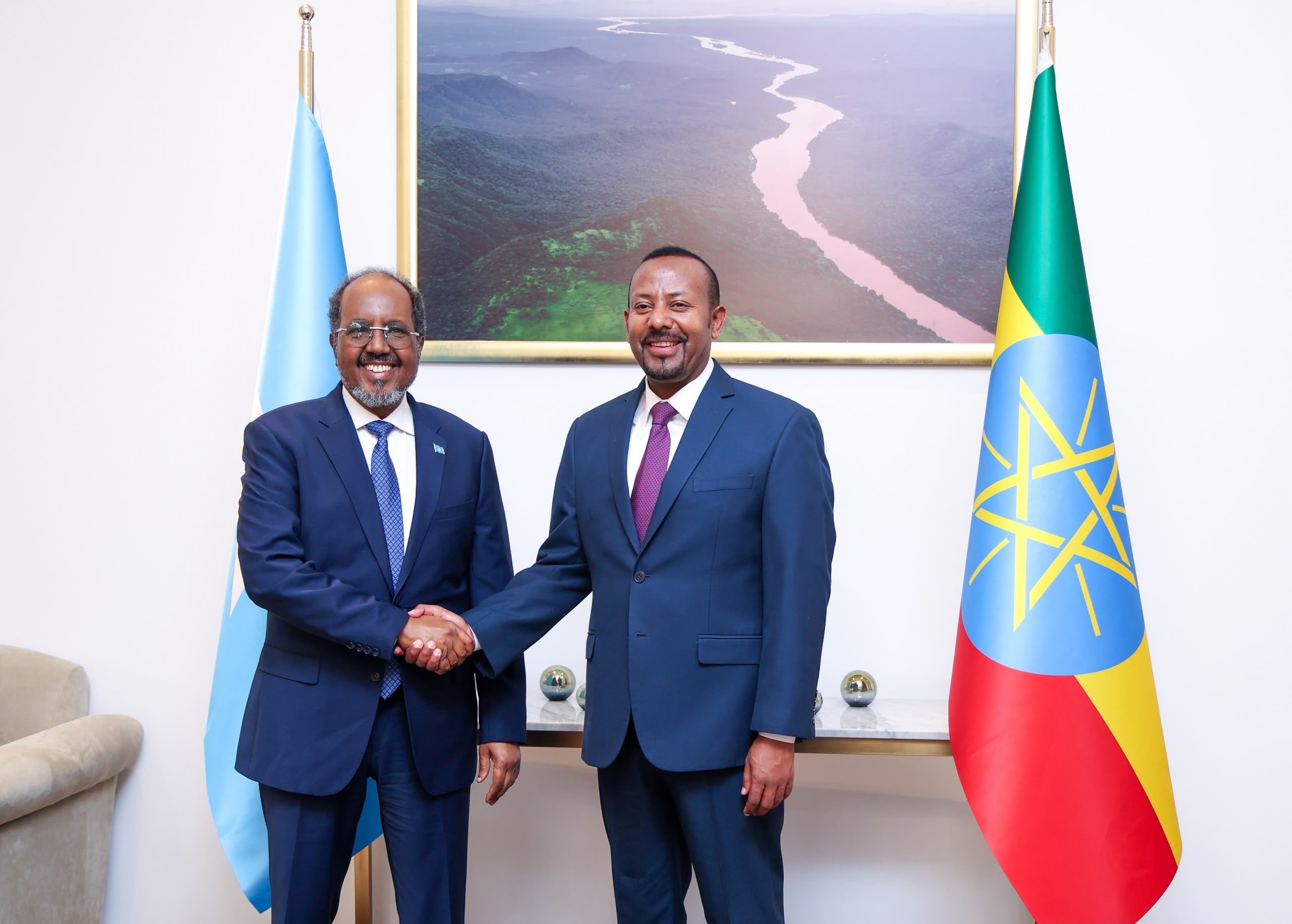 Somalia and Ethiopia Leaders Discuss Boosting Ties
